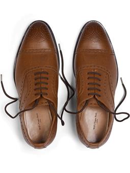 Will's Vegan Store Goodyear Welt Brogues Tan